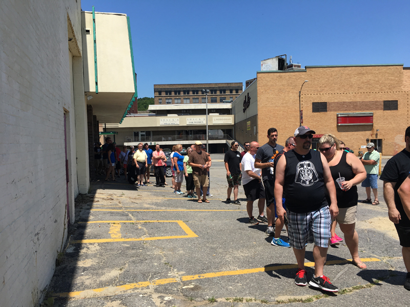 entrance line